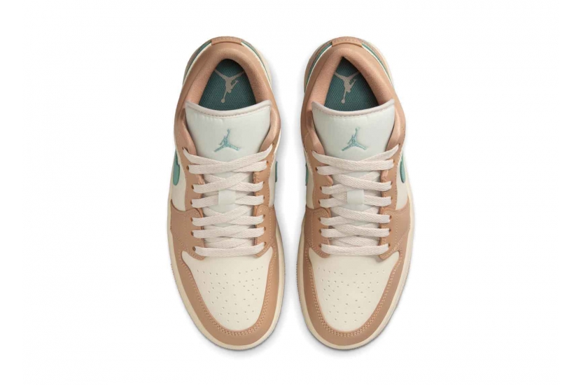 AIR JORDAN 1 LOW POURS OUT A BEACHY “HEMP” COLORWAY [DC0774-130]