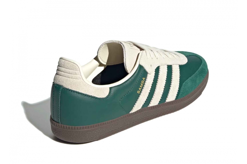 ADIDAS SAMBA OG COLLEGIATE GREEN CREAM WHITE [JI3215]