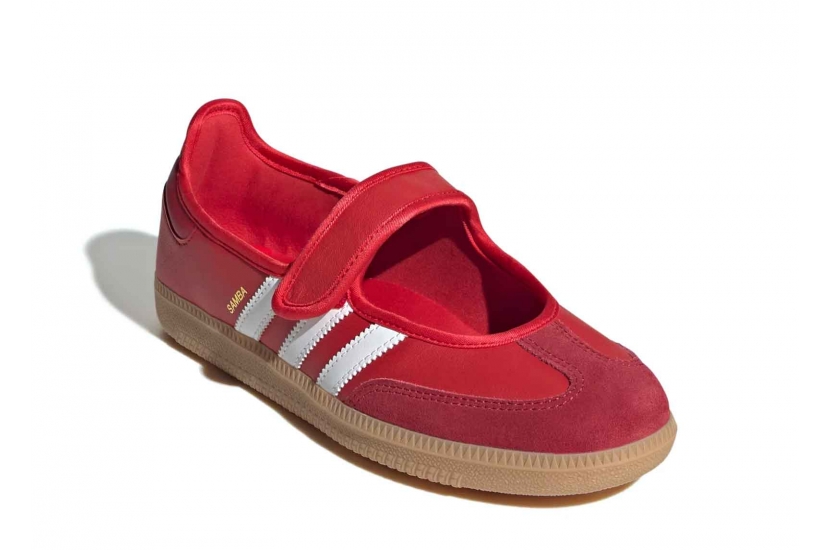 SAMBA JANE SCARLET WHITE GUM [JQ6446]