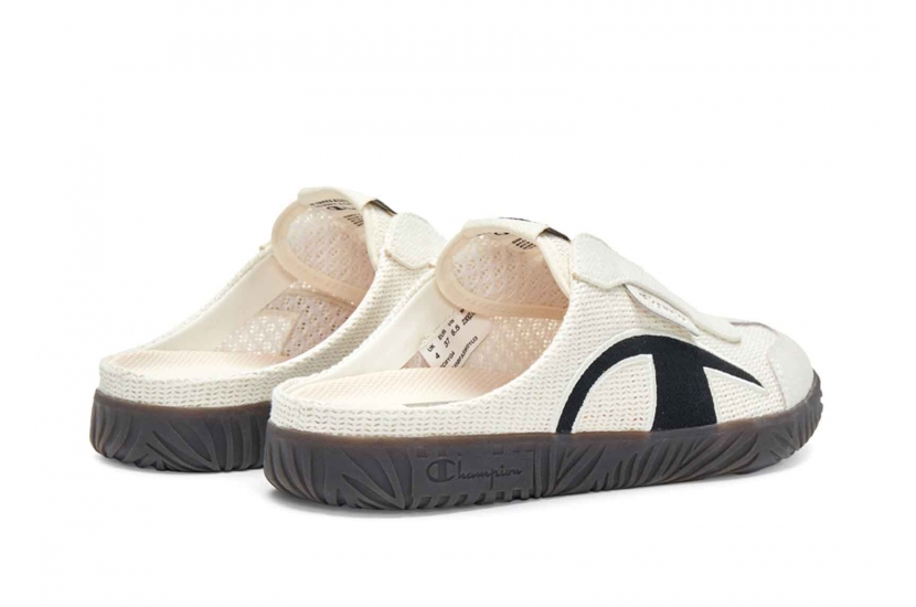 CHAMPION T-TRAINER MULE CREAM/BLACK [U5BFASW01U3]