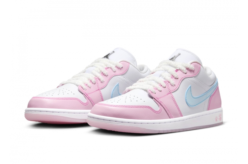 AIR JORDAN 1 LOW SE PAW PRINT PINK FOAM [HM3706-141]