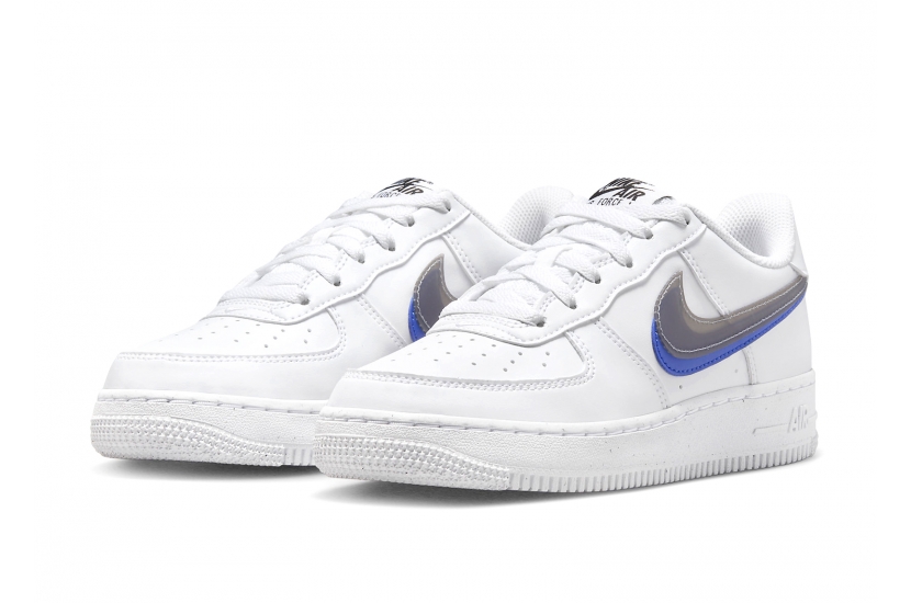 AIR FORCE 1 IMPACT NEXT NATURE DOUBLE SWOOSH GS [FD0688-100]