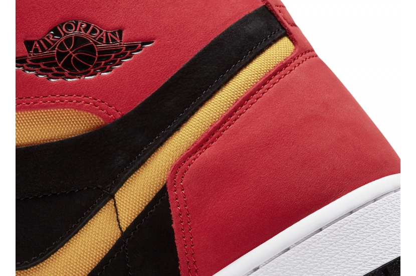 AIR JORDAN 1 ZOOM HIGH BLACK CHILE RED [ CT0978-006]