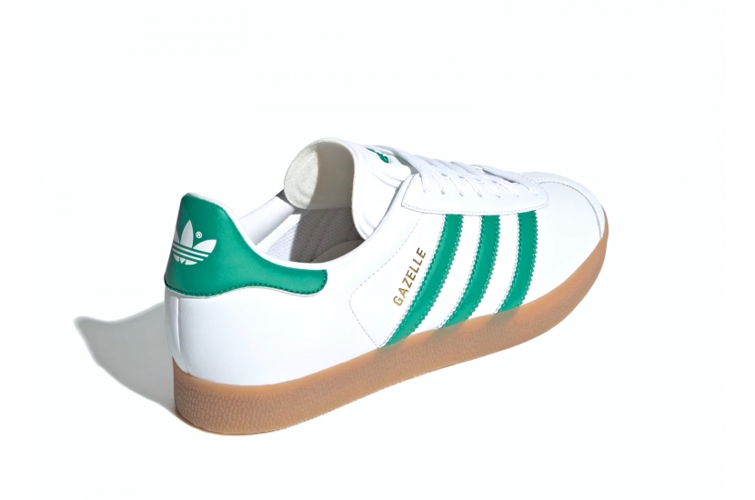 GAZELLE WHITE BOLD GREEN GUM [IH2216]