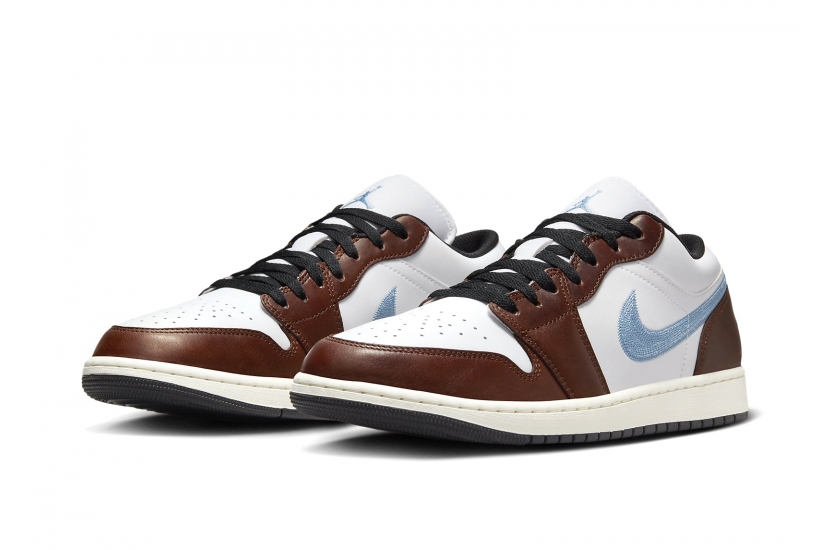 AIR JORDAN 1 LOW BROWN BLUE GREY [FQ7832-142]