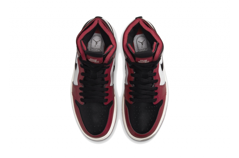 AIR JORDAN 1 ZOOM HIGH PATENT RED CHICAGO [CT0979-610]