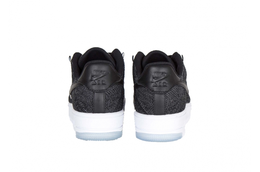 AIR FORCE 1 FLYNIT LOW BLACK [820256-001]