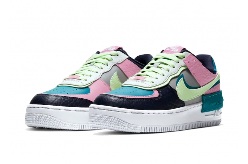 AIR FORCE 1 SHADOW BARLY VOLT ORACLE AQUA [CK3172-001]