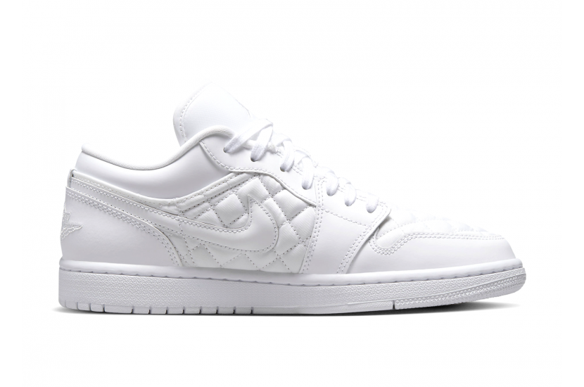 AIR JORDAN 1 LOW QUILTED WHITE W [DB6480-100]