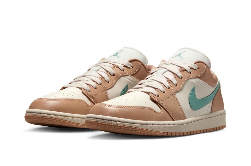 AIR JORDAN 1 LOW POURS OUT A BEACHY “HEMP” COLORWAY [DC0774-130]
