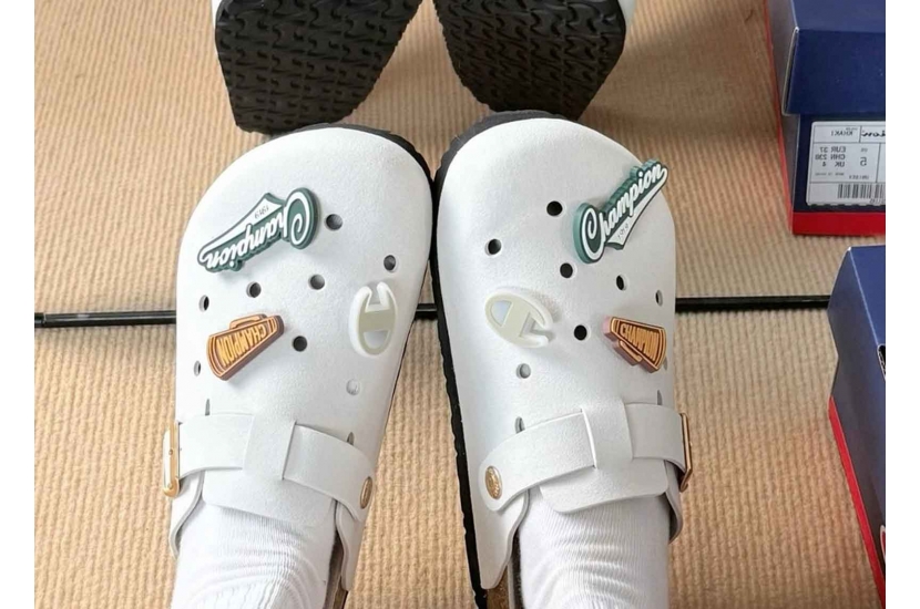 CHAMPION SANDAL BIRKEN WHITE [U5AFASU19F1]