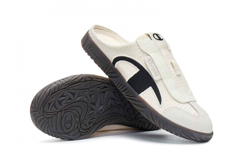 CHAMPION T-TRAINER MULE CREAM/BLACK [U5BFASW01U3]