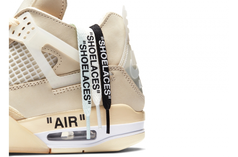 AIR JORDAN 4 X OFF-WHITE SAIL [CV9388-100]