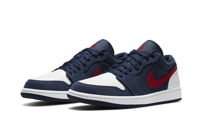 AIR JORDAN 1 LOW GS USA NAVY [CV9844-400]