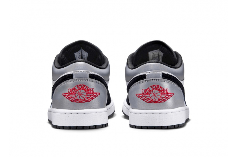 AIR JORDAN 1 LOW SE WHITE FIRE RED BLACK MATTE SILVER [HF3148-106] | [HF3188-106]