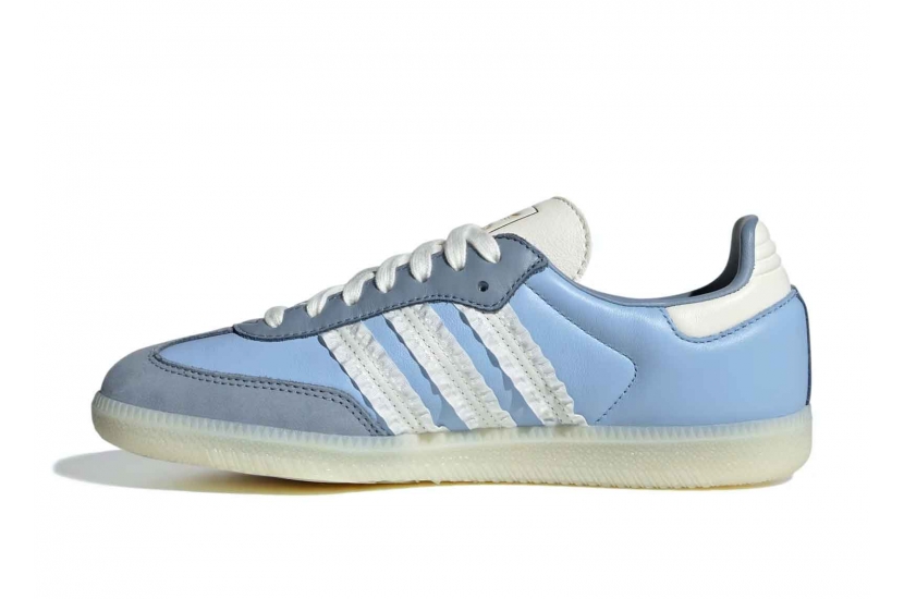 SAMBA RUFFLE STRIPES PACK CLEAR SKY [JR8829]