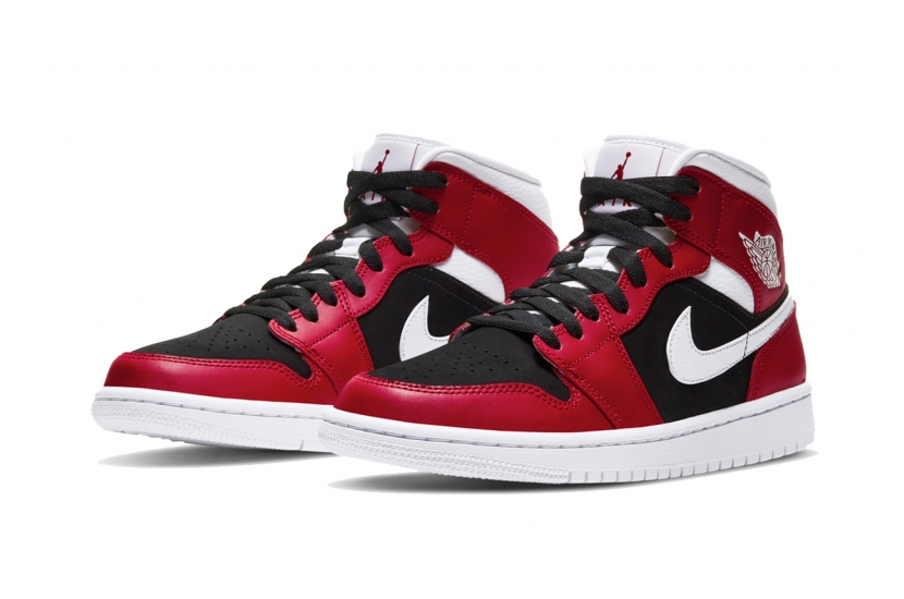 AIR JORDAN 1 MID GYM RED BLACK [BQ6472-601]