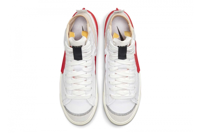 BLAZER MID '77 JUMBO WHITE HABANERO RED [DD3111-102]
