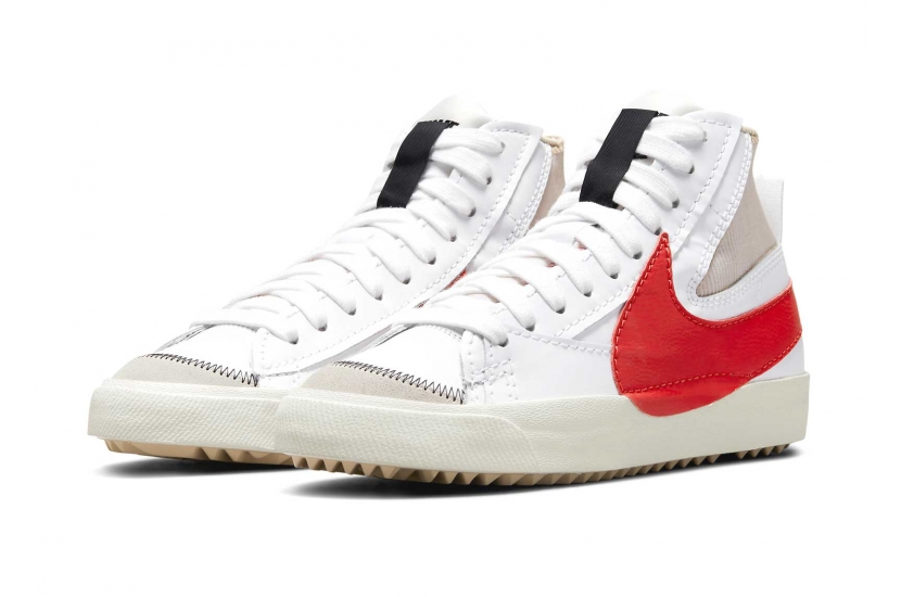 BLAZER MID '77 JUMBO WHITE HABANERO RED [DD3111-102]