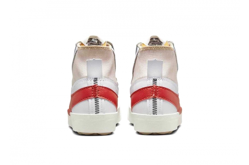 BLAZER MID '77 JUMBO WHITE HABANERO RED [DD3111-102]