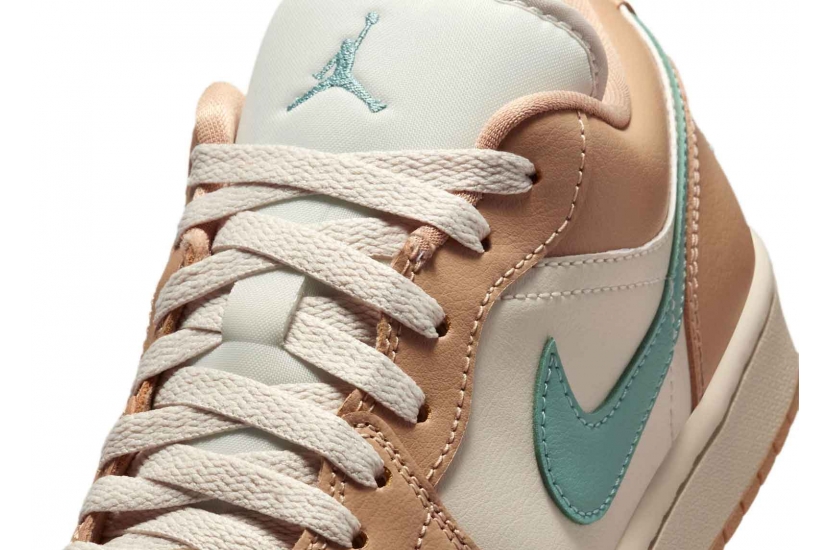 AIR JORDAN 1 LOW POURS OUT A BEACHY “HEMP” COLORWAY [DC0774-130]