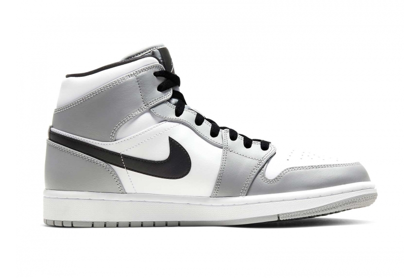 AIR JORDAN 1 MID LIGHT SMOKE GREY [554724-092]