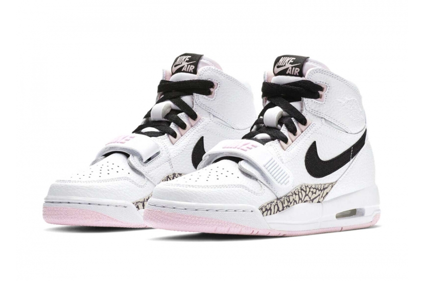 JORDAN LEGACY 312 WHITE BLACK PINK FOAM GS [AT4040-106]