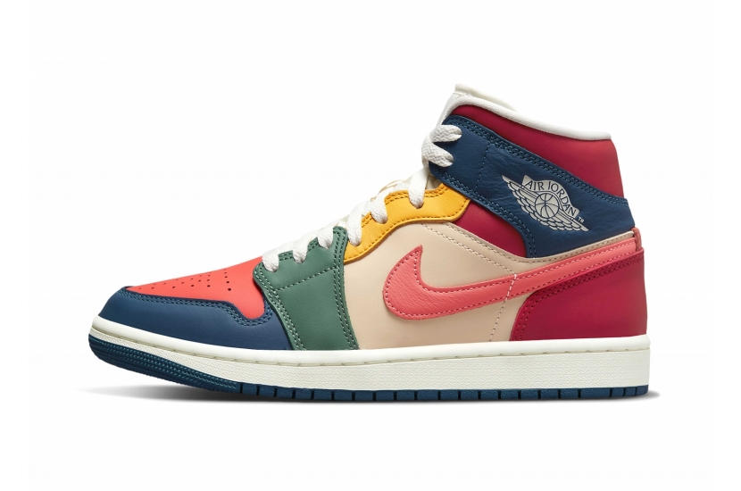 AIR JORDAN1 MID MULTI COLOR 2022 W [DN3738-400]