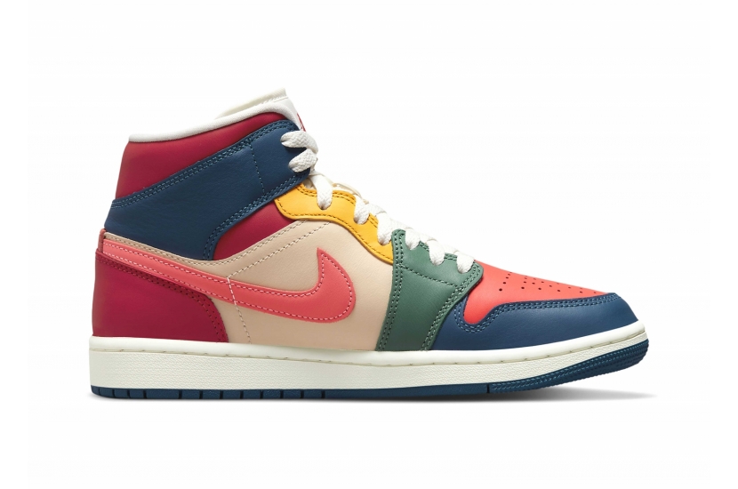 AIR JORDAN1 MID MULTI COLOR 2022 W [DN3738-400]