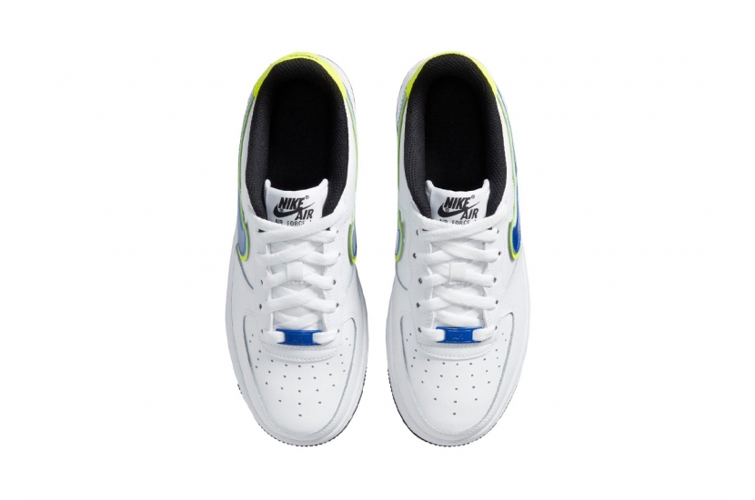 AIR FORCE 1 WHITE RACER/BLUE VOLT [DB1555-100]