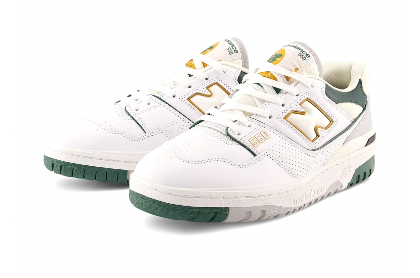 NEW BALANCE 550 WHITE NIGHTWATCH GREEN [BB550PWC]