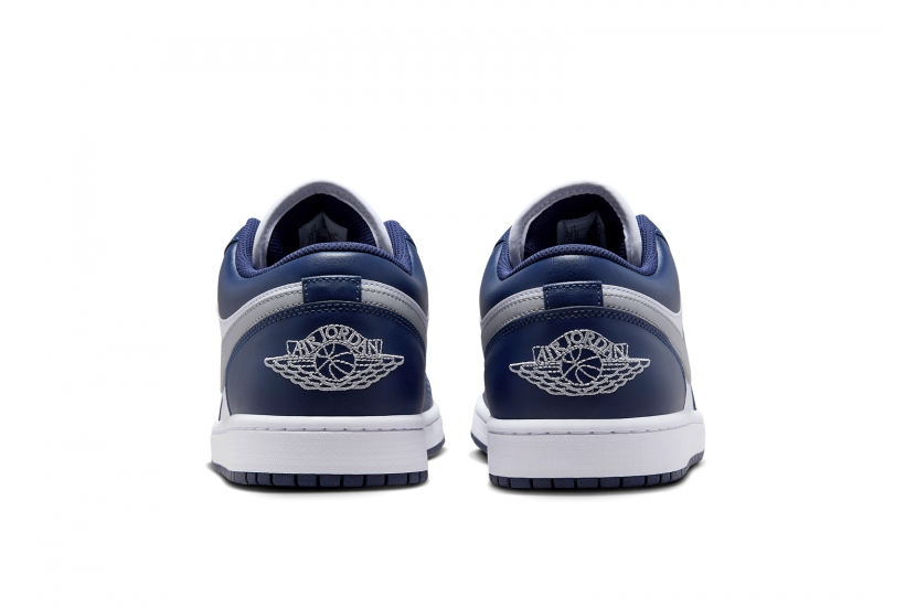 AIR JORDAN 1 LOW GS ‘MIDNIGHT NAVY WOLF GREY’ [553560-141] | [553558-141]