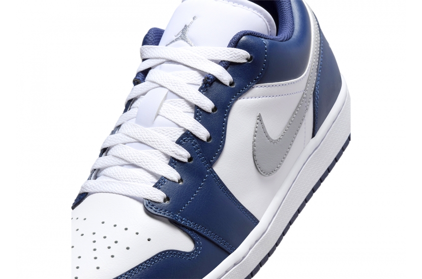 AIR JORDAN 1 LOW GS ‘MIDNIGHT NAVY WOLF GREY’ [553560-141] | [553558-141]