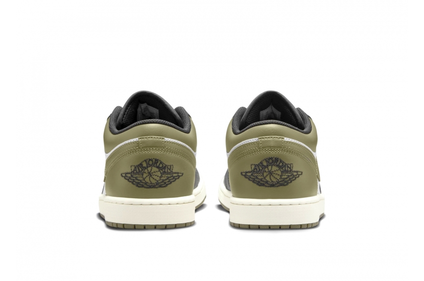  AIR JORDAN 1 LOW “MEDIUM OLIVE” [553558-092]