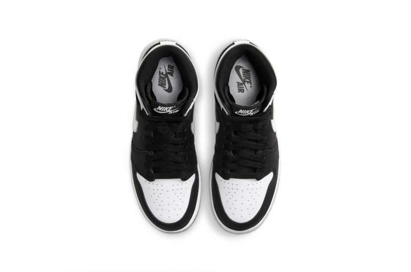 AIR JORDAN 1 RETRO HIGH OG BLACK WHITE GS [FD1437-010]