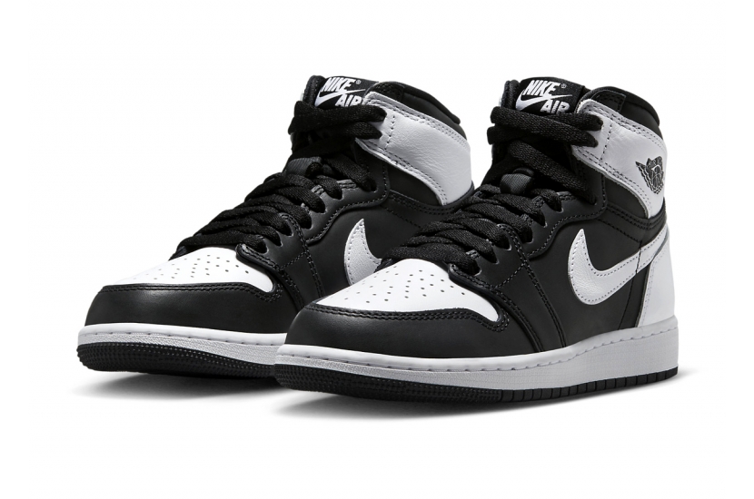 AIR JORDAN 1 RETRO HIGH OG BLACK WHITE GS [FD1437-010]