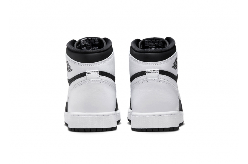AIR JORDAN 1 RETRO HIGH OG BLACK WHITE GS [FD1437-010]