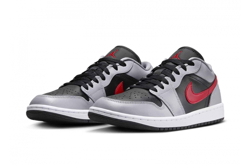 AIR JORDAN 1 LOW CEMENT GREY FIRE RED [FZ4183-002]