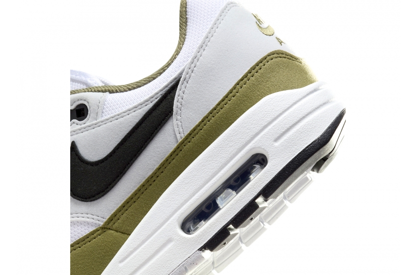 AIR MAX 1 WHITE BLACK MEDIUM OLIVE [FD9082-102]