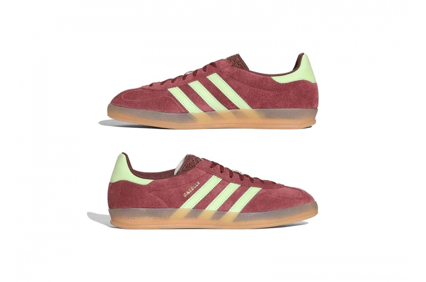 GAZELLE INDOOR SHADOW RED SEMI SPARK GREEN [IH7487]